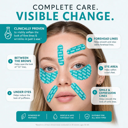 Peptide Infused Face & Eye Tape